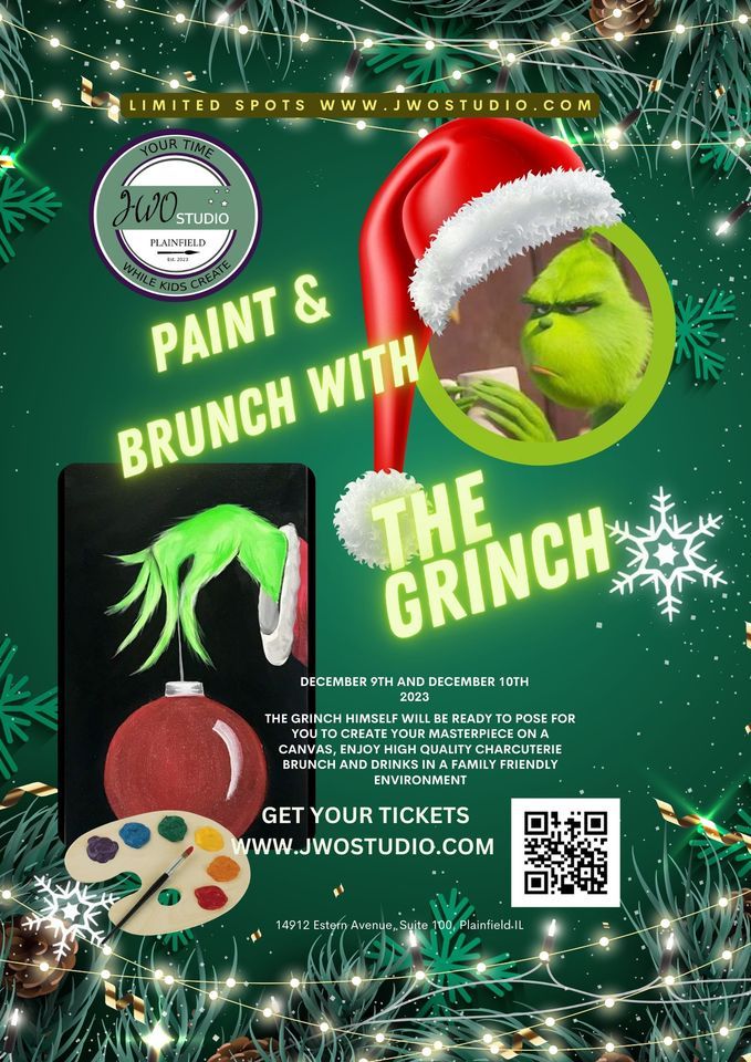 Paint & Brunch With the Grinch, 14912 Eastern Avenue, Suite 100