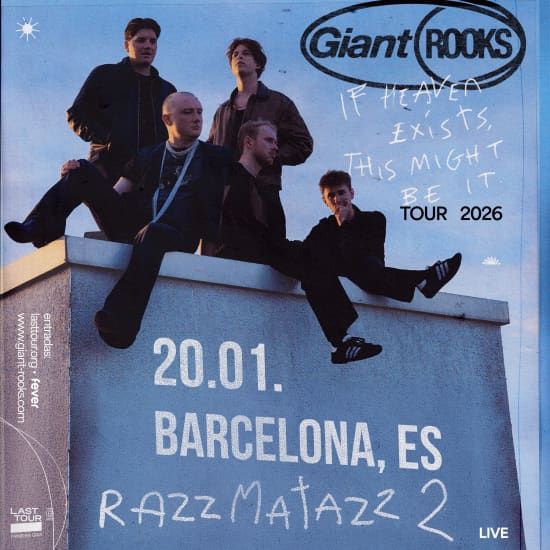 Giant Rooks en Sala Razzmatazz 2, Barcelona 2027, Razzmatazz 2 ...