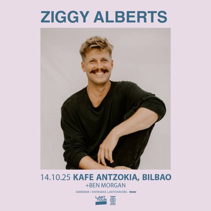 Ziggy Alberts en Kafe Antzokia, Bilbao 2025 in Bilbao, 14 October | Event in Bilbao | AllEvents