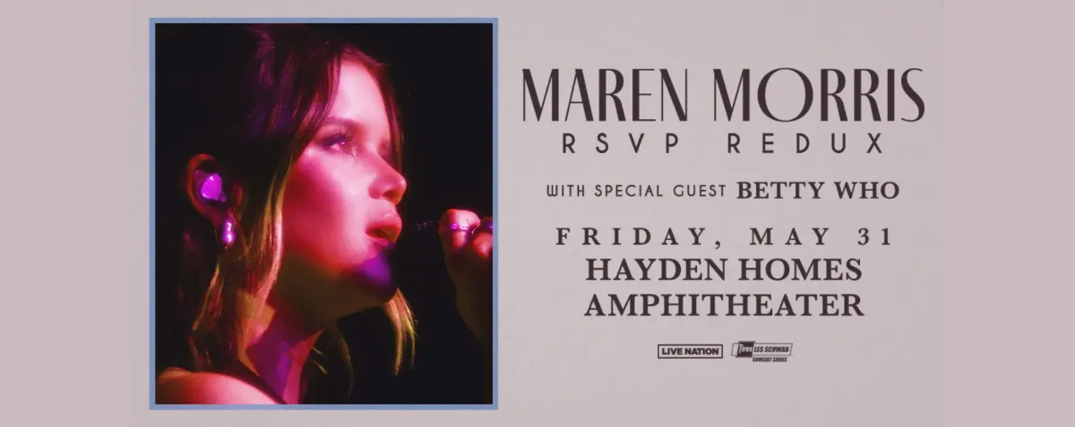 Parking Maren Morris, 6 August | Event in Saratoga | AllEvents