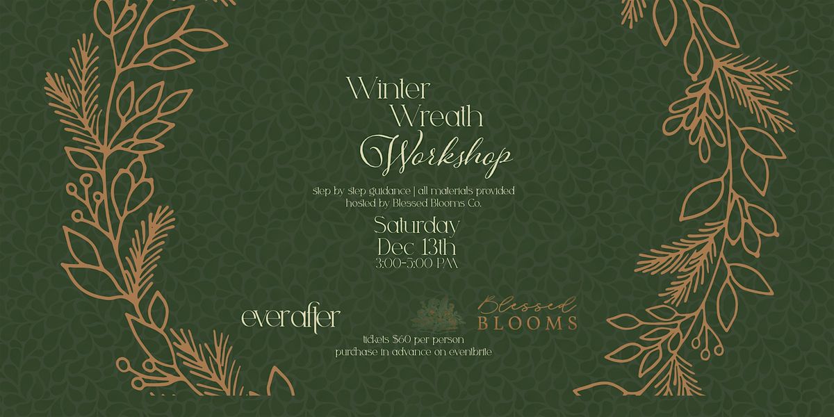 Winter Wreath Workshop at Ever After Wine, 13 December | Event in Elk Grove | AllEvents