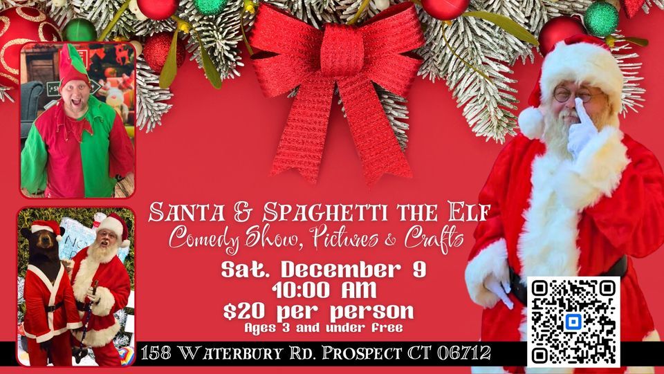 Santa & Spaghetti the Elf Comedy Show, Pictures & Crafts , Art Party
