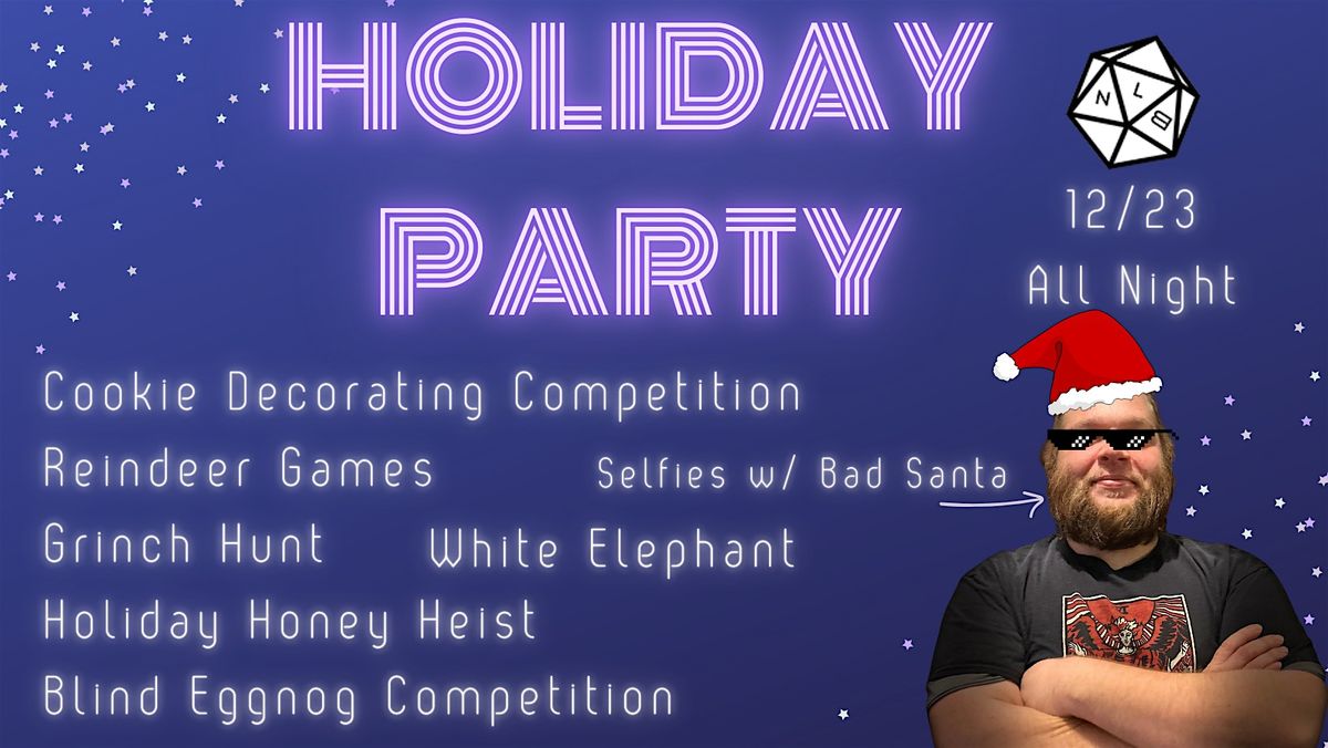 Holiday Party at No Land Beyond, 23 December | Event in Baltimore | AllEvents