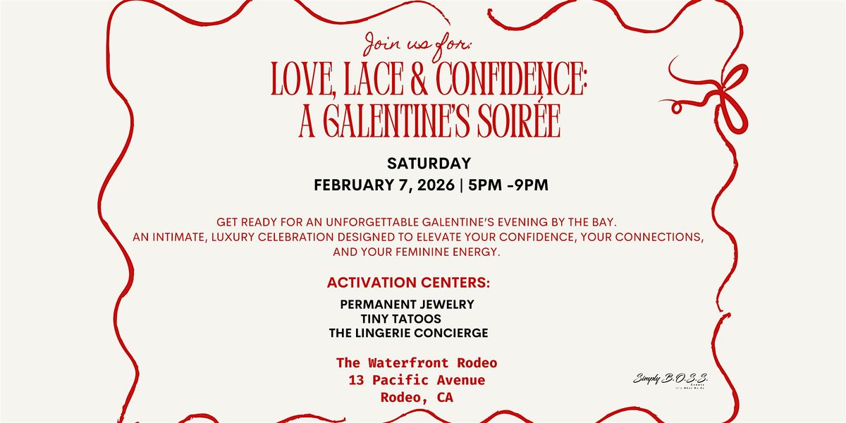 Love, Lace & Confidence: A Galentine’s Soirée, 7 February | Event in Rodeo | AllEvents