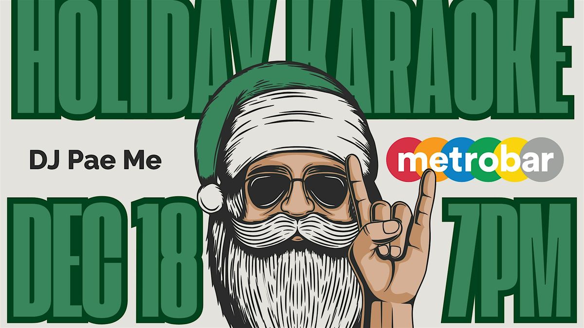 Holiday Karaoke with DJ Pae Me, 18 December | Event in Washington | AllEvents