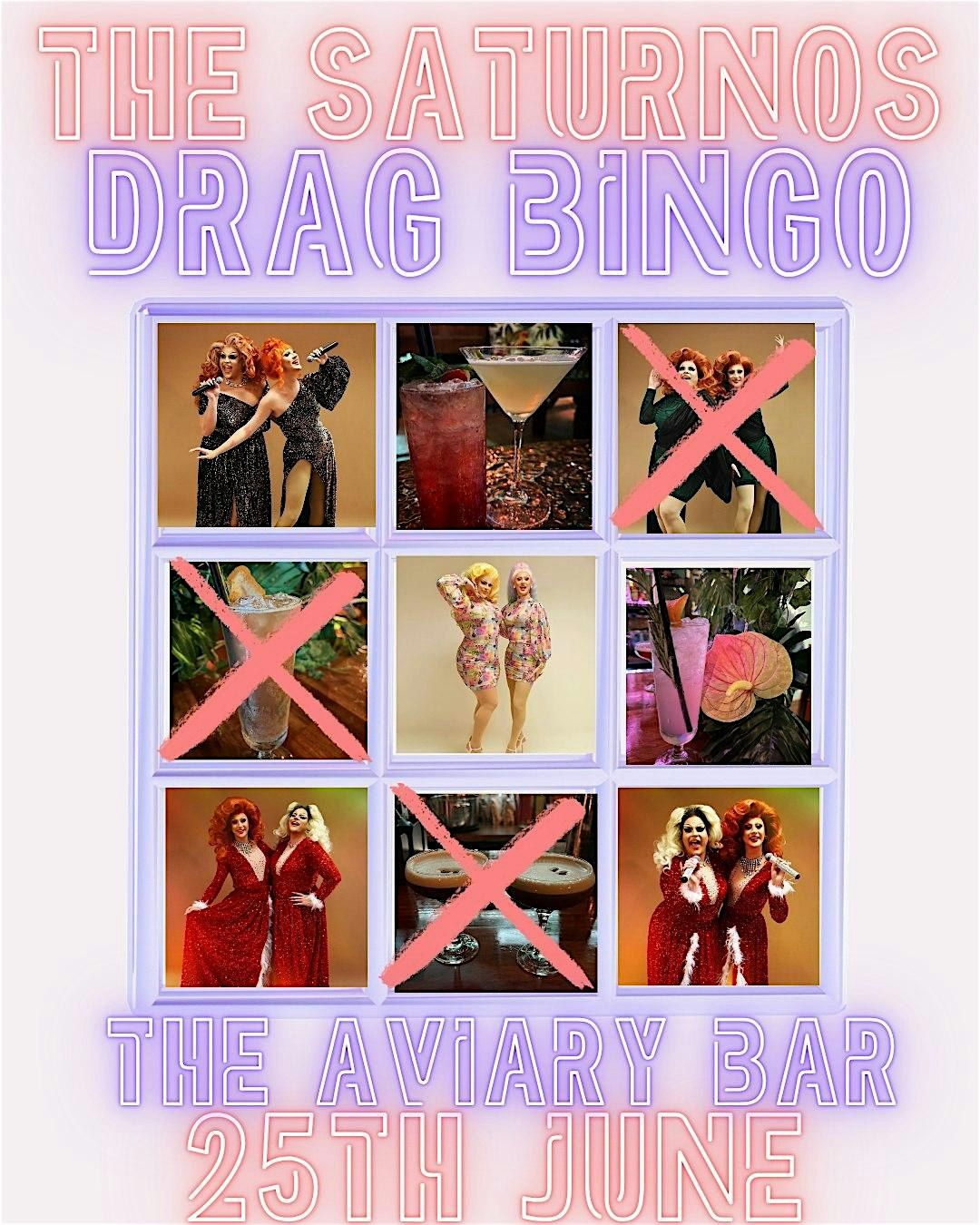 Drag Bingo with The Saturnos, The Aviary Bar, Rugby, 25 June 2026 ...
