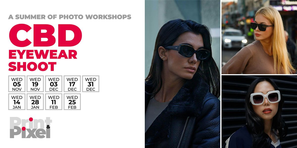 Cockle Bay & Barangaroo Eyewear sunset/evening shoot with [Model pending], 3 December | Event in Pyrmont