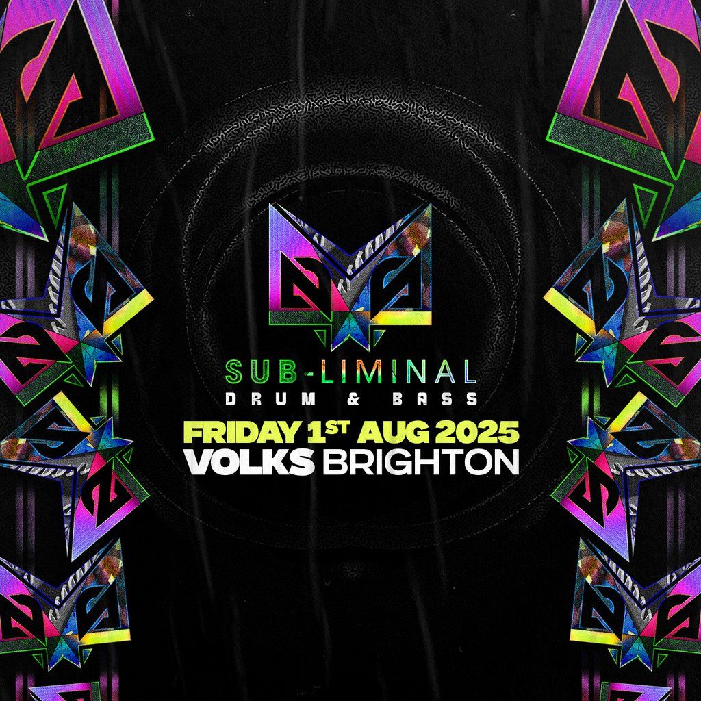 Sub-Liminal - Potential Badboy, Ray Keith, Myth, Agro, 1 August | Event in Brighton | AllEvents