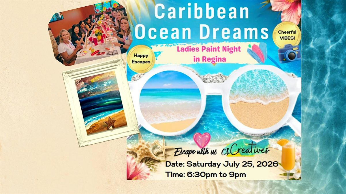 Caribbean Ocean Dreams: Ladies Paint Night