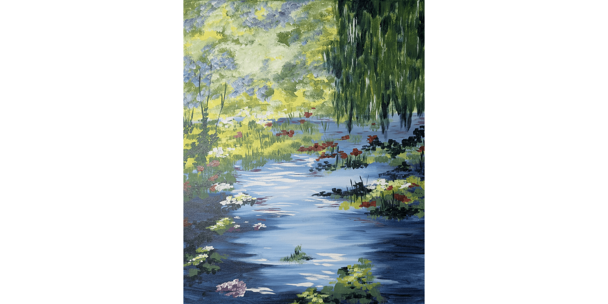 Monet Inspired Weeping Willow - Paint and Sip in Orange County | Classpop!™, 30 December | Event in Rancho Santa Margarita
