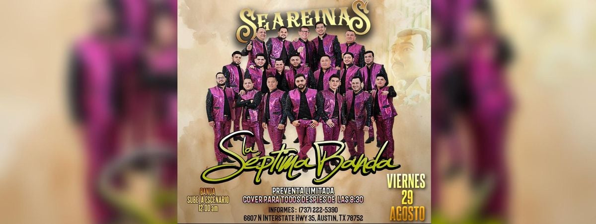 LA SEPTIMA BANDA in Austin, 29 August | Event in Austin | AllEvents