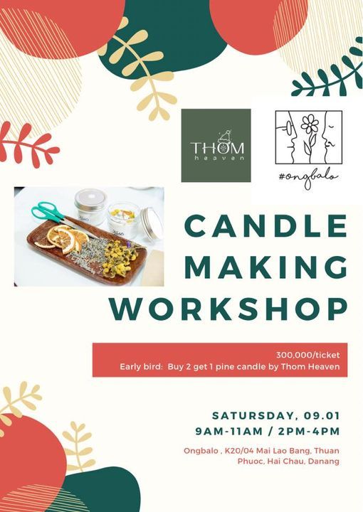 Soy wax Candles Making Ongbalo high 20/4 MLB, Danang, 9