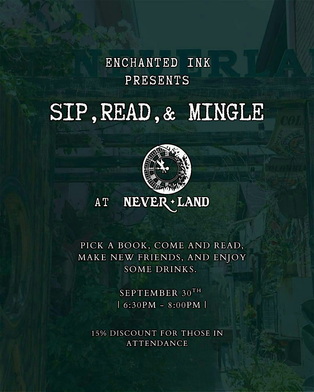 Sip, Read, & Mingle, 18 November | Event in North Miami Beach | AllEvents