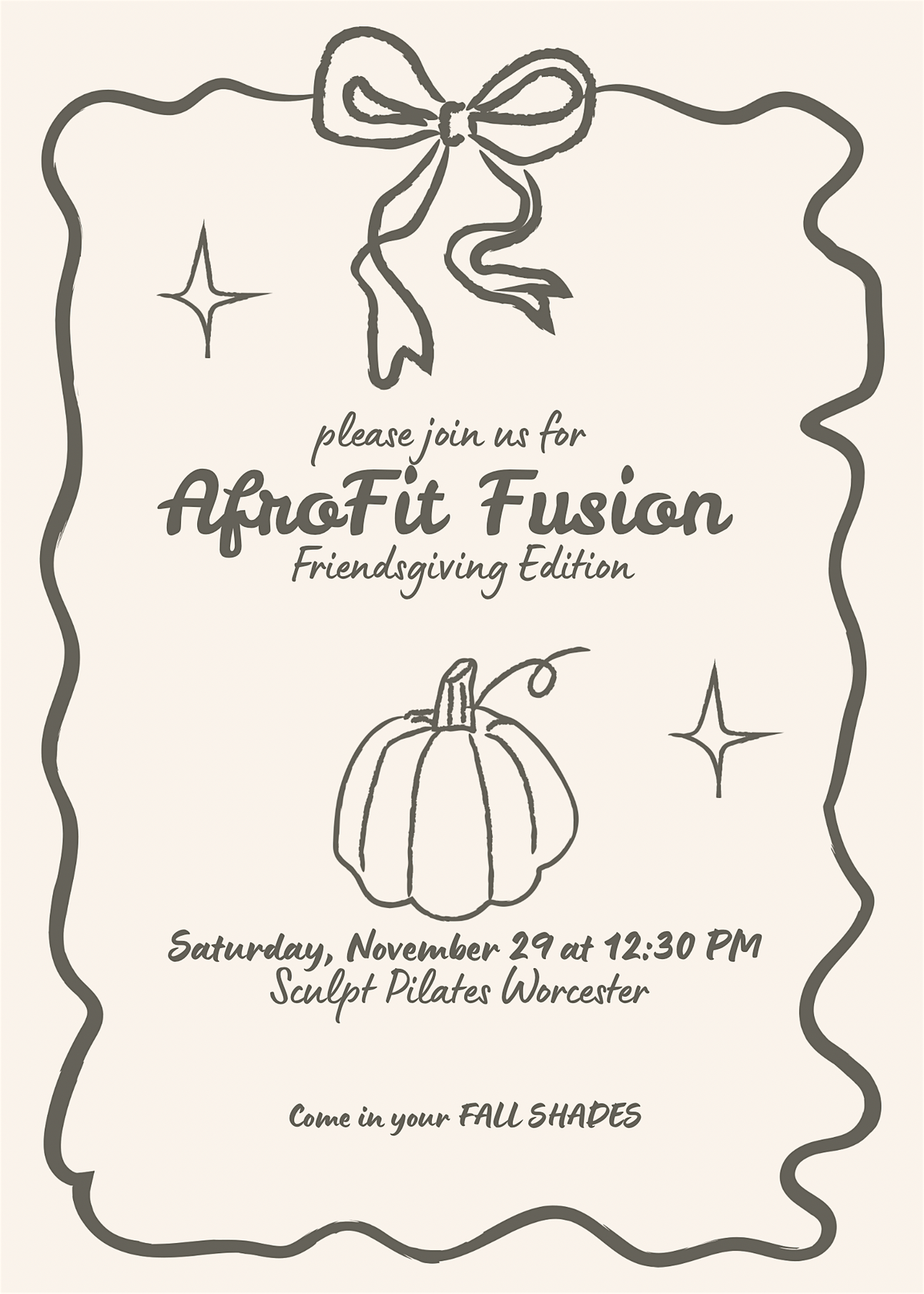 AfroFit Fusion: Friendsgiving Edition, 29 November | Event in Worcester | AllEvents