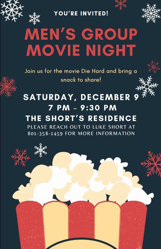 Mens Group Movie Night, The Gilbert Residence, Ypsilanti, December 9
