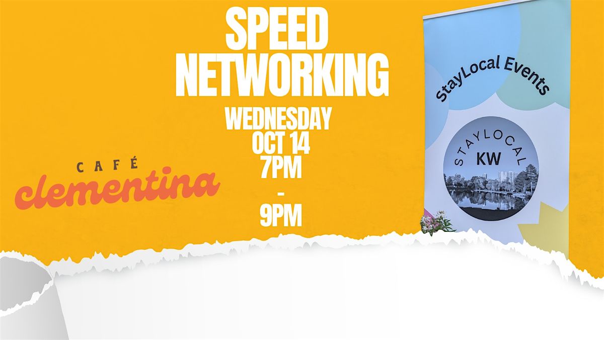 Staylocal- Speed Networking