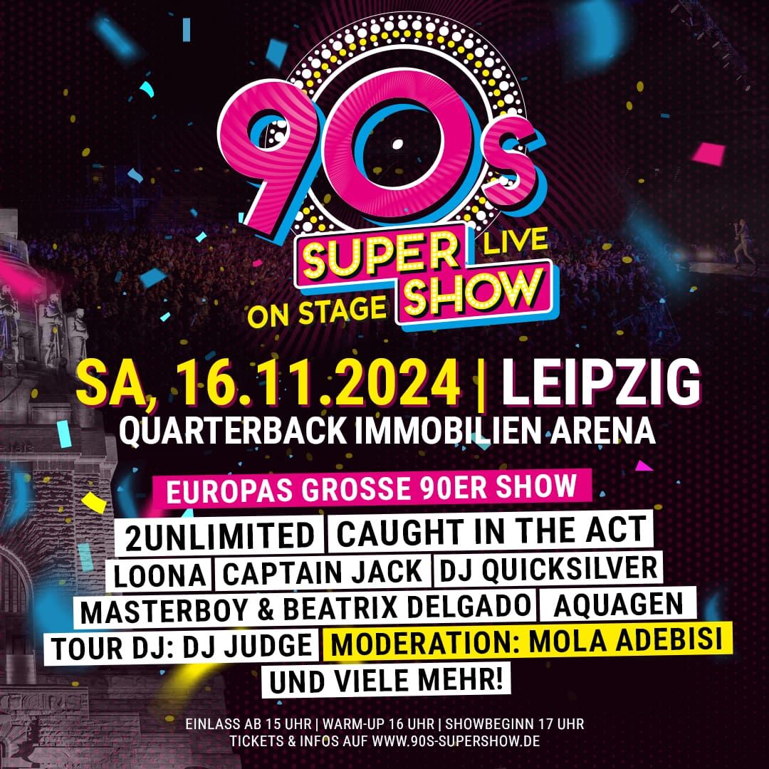 90s Super Show at Lanxess Arena, 3 October | Event in Cologne | AllEvents