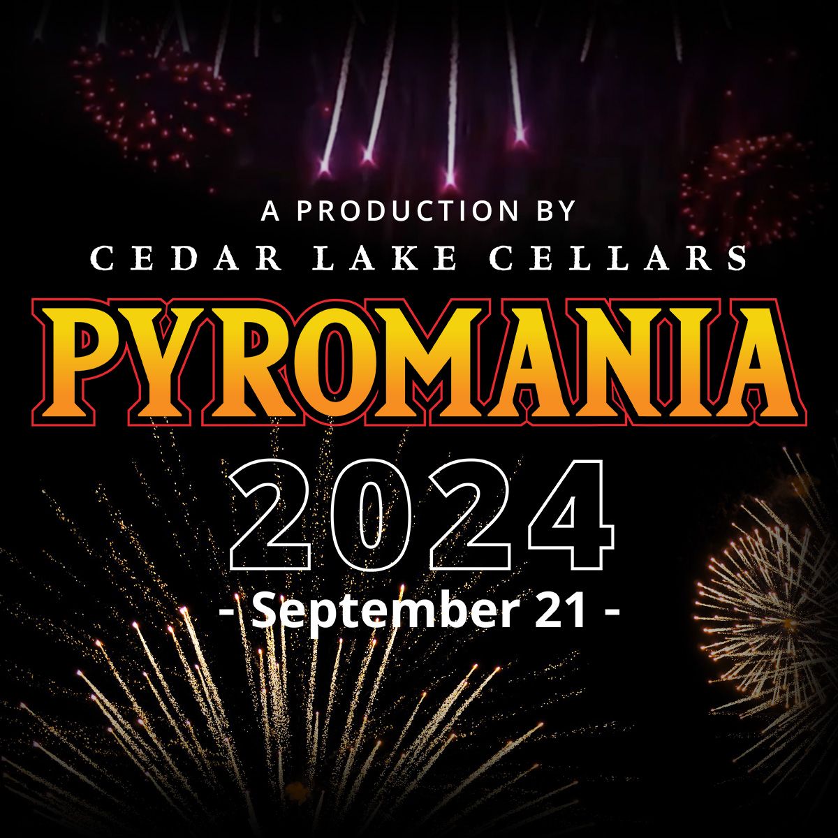 Pyromania at The Landing at Cedar Lake Cellars, 20 September | Event in Wright City | AllEvents