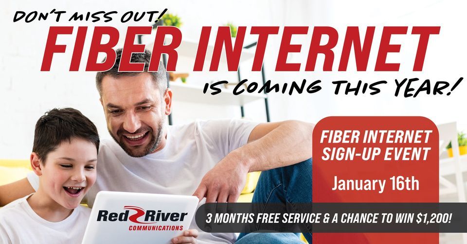 Fiber Sign Up Event, 7925 180 Ave SE, Wahpeton, ND, January 16
