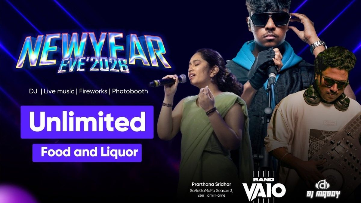 New Year Eve 2026 – St. James Court, 31 December | Event in Pondicherry | AllEvents