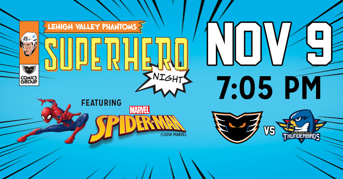 Lehigh Valley Phantoms at Springfield Thunderbirds at MassMutual Center, 10 January | Event in Springfield