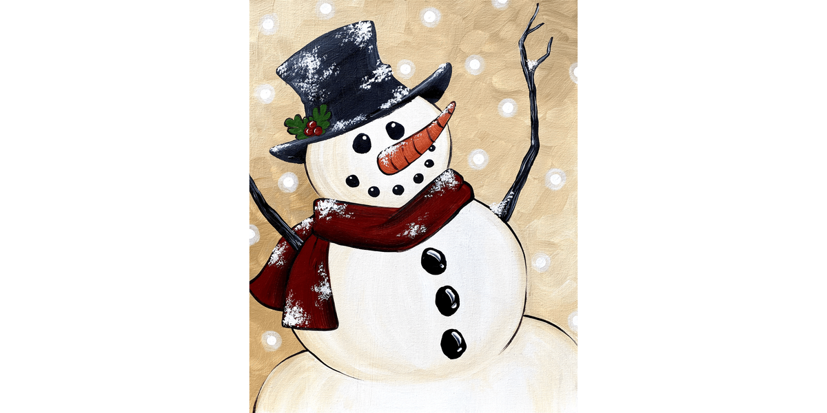 Build A Snowman! - Paint and Sip in Orange County | Classpop!™, 21 December | Event in Rancho Santa Margarita