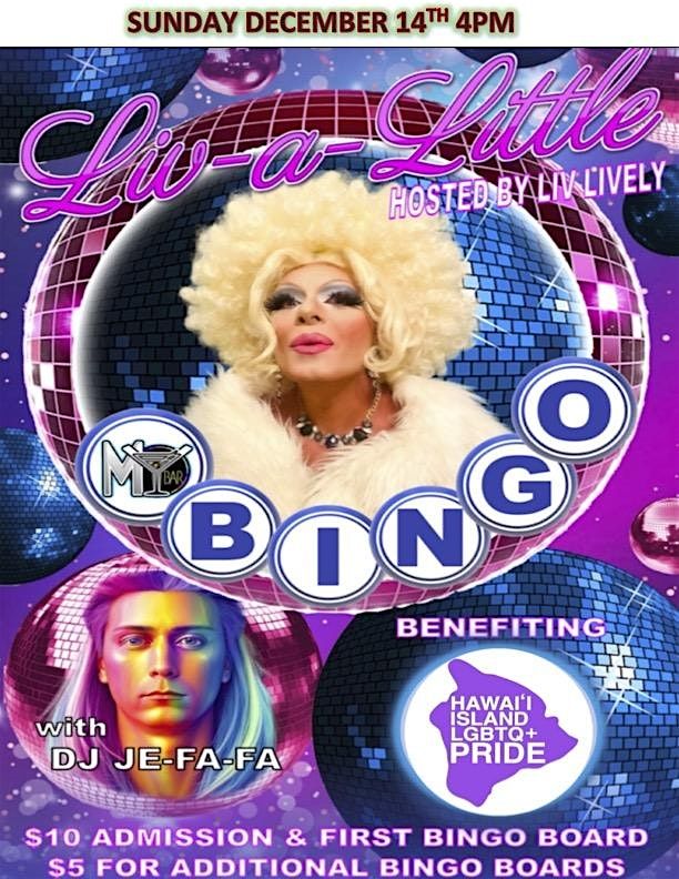 DRAG BINGO- HI PRIDE TOY DRIVE!, 14 December | Event in Kailua-Kona | AllEvents