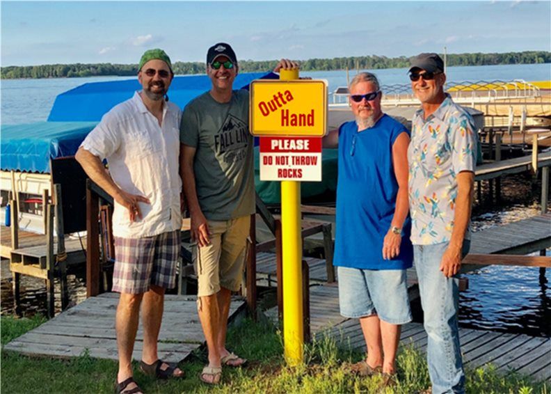 OUTTA HAND AT ROMANOS! TIKI FUN!!!, Romano's Pizza & Pub on Lake