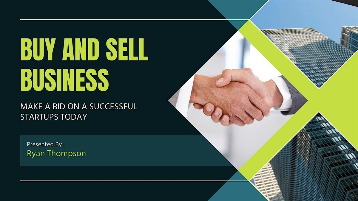 Master the Art of Buying, Selling & Scaling Startups Successfully! | Event in East Kilbride | AllEvents