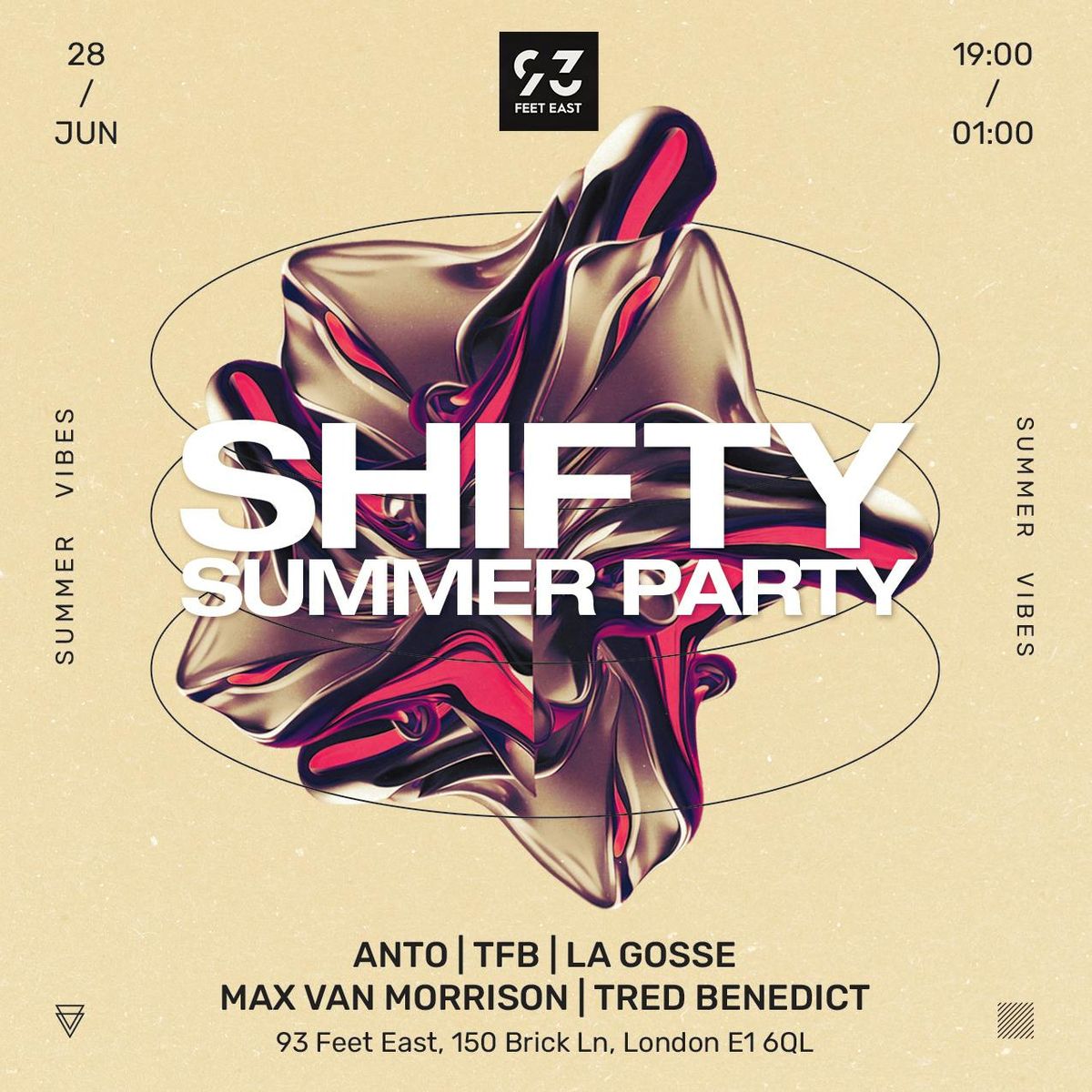 SHIFTY Summer Series , 28 June | Event in London | AllEvents