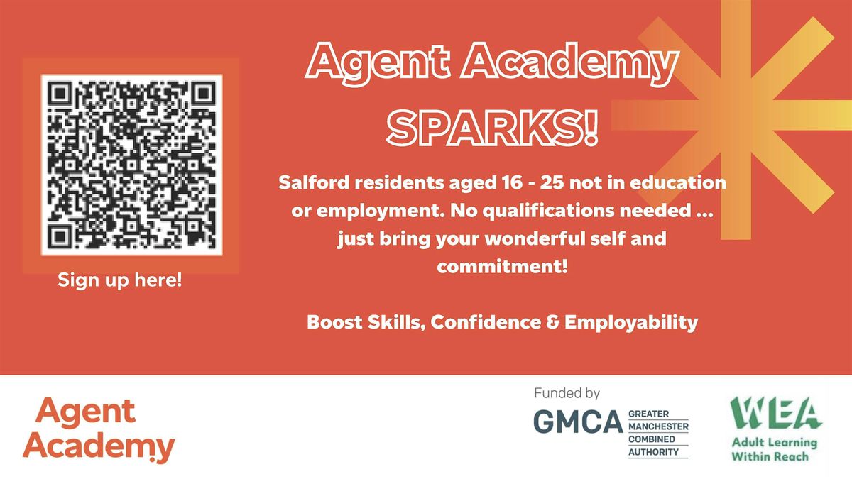 Spark your way forward - Late afternoon, 29 January | Event in Manchester | AllEvents