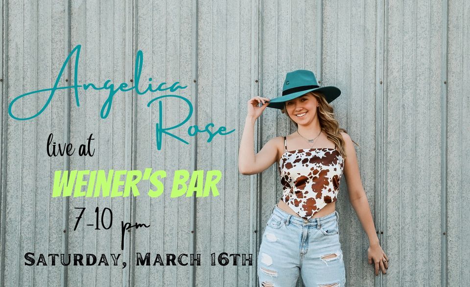 Angelica Rose at Weiner’s Bar, Weiner's bar, Ettrick, 16 March 2024