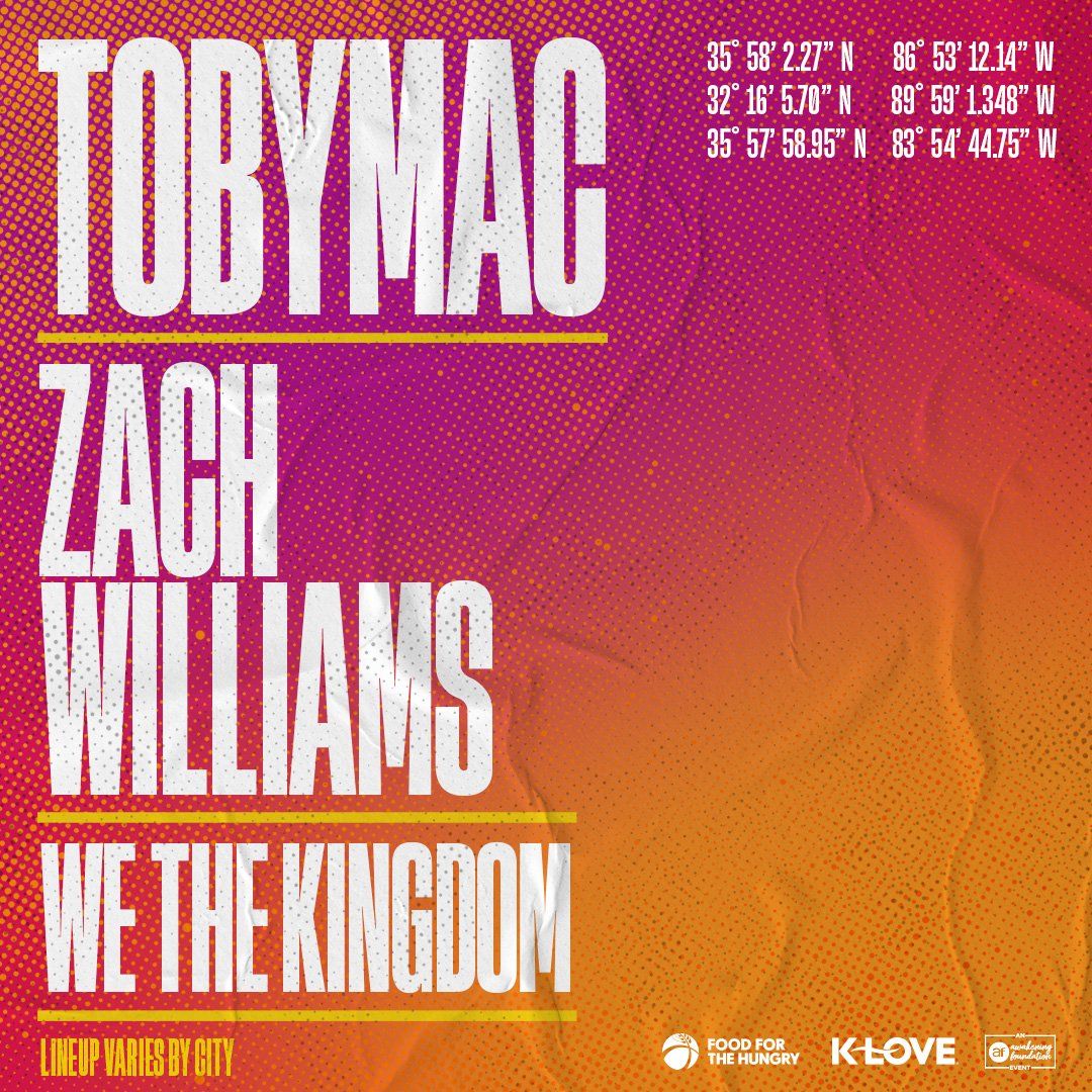 TobyMac  Zach Williams & We The Kingdom, 20 June | Event in Brandon | AllEvents