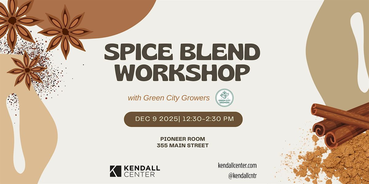 Spice Blend Workshop, 9 December | Event in Cambridge | AllEvents