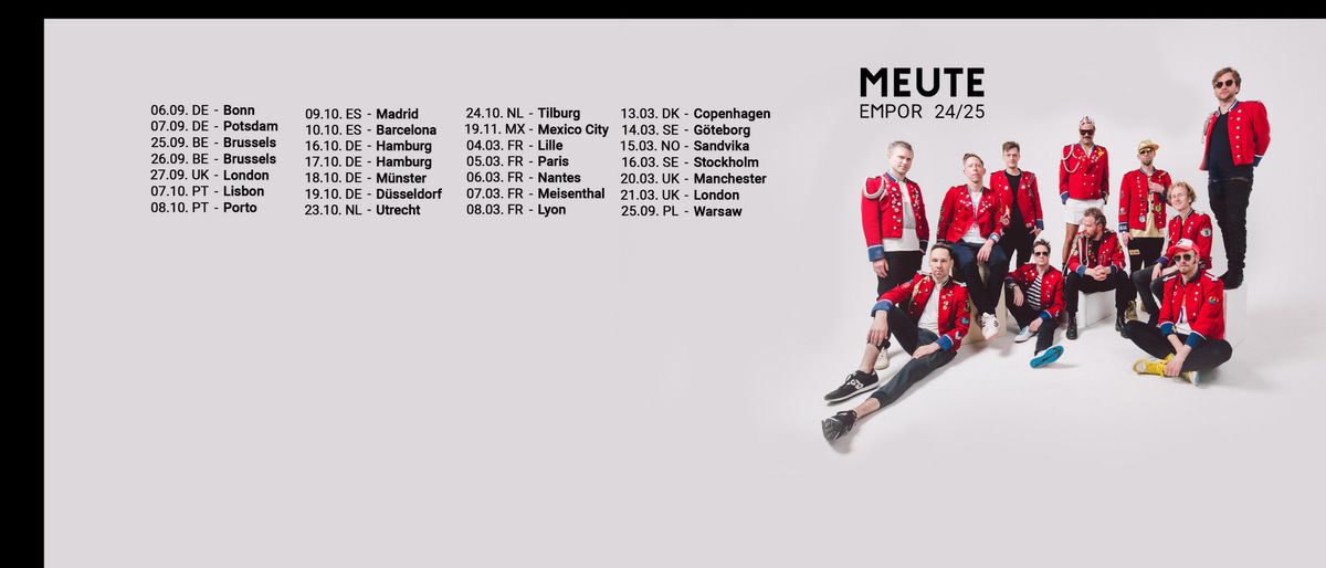 MEUTE in MÜNCHEN, 3 July | Event in Munich | AllEvents