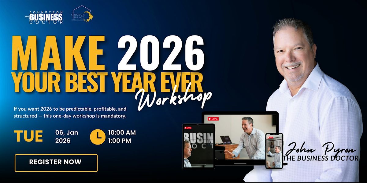 MAKE 2026 YOUR BEST YEAR EVER, 6 January | Event in Knoxville | AllEvents