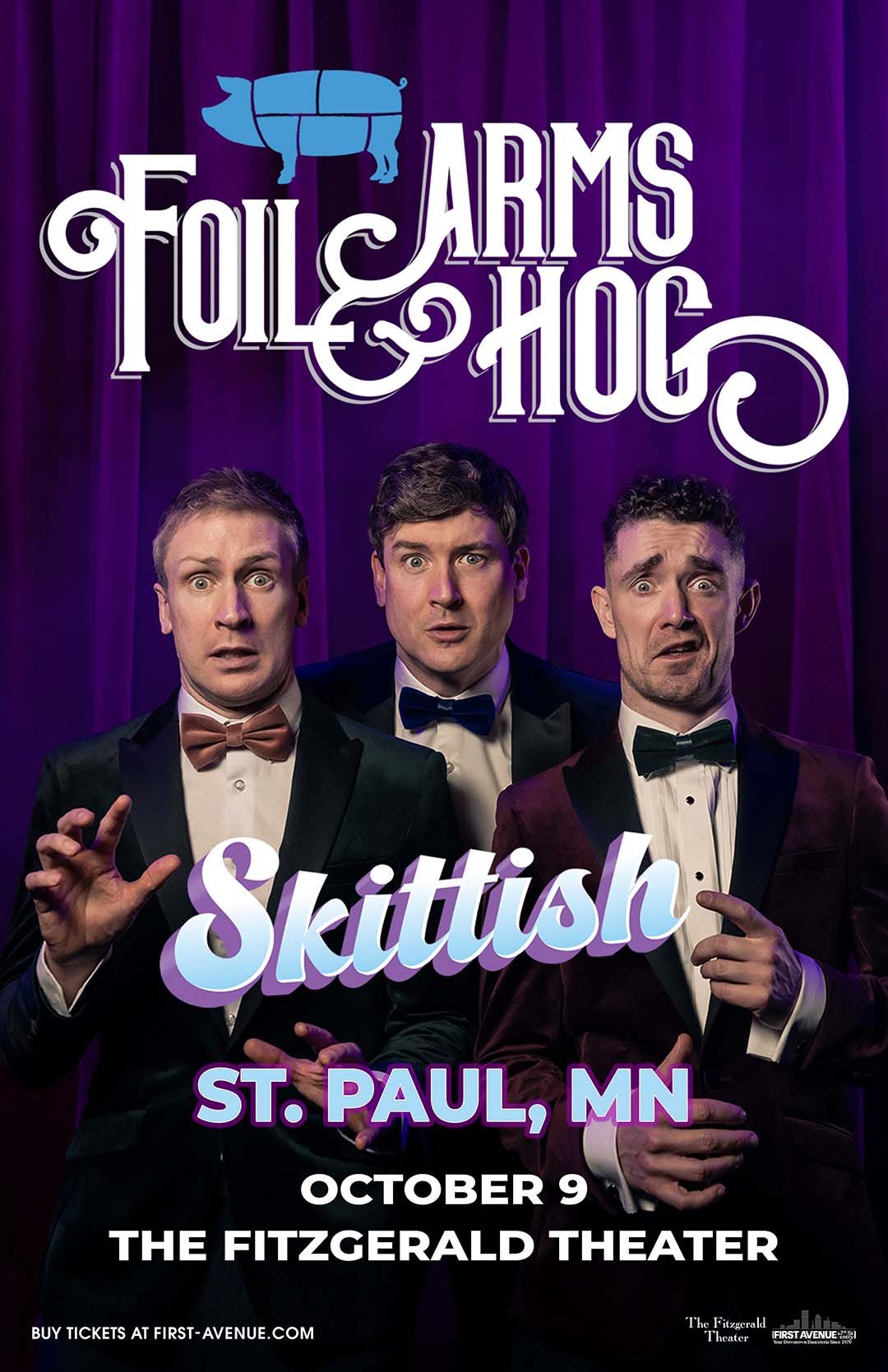 Foil Arms and Hog at Fitzgerald Theater, 9 October | Event in Saint Paul | AllEvents