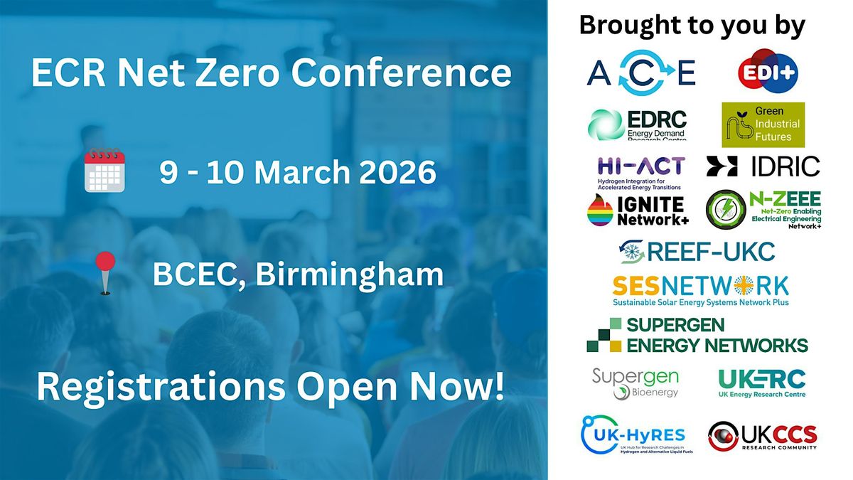 ECR Net Zero Conference 2026, 9 March | Event in Birmingham | AllEvents
