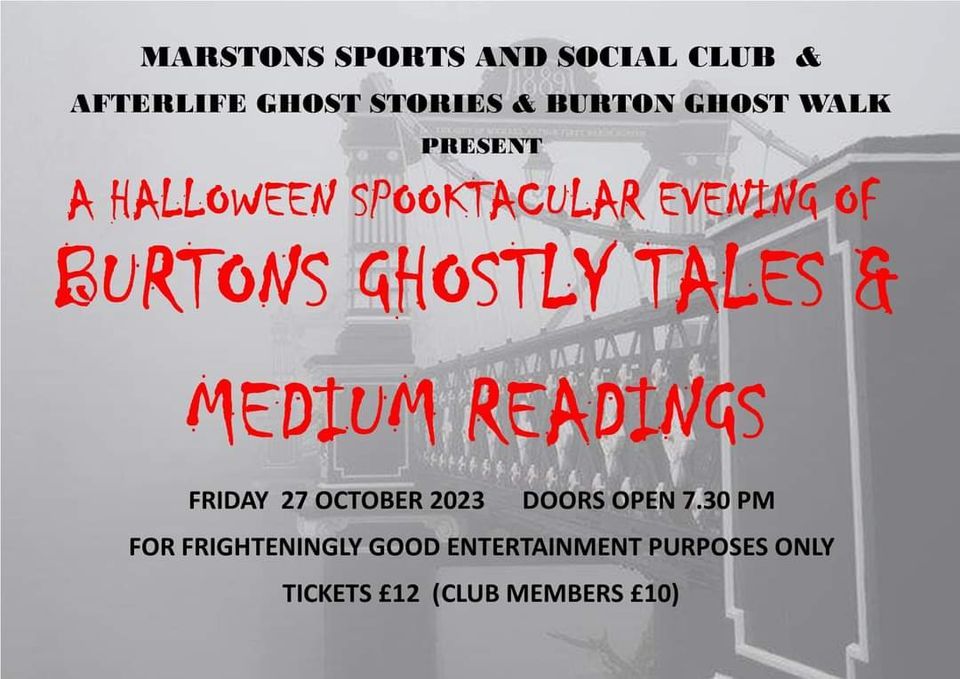Burton Ghostly Tales & Medium Readings,