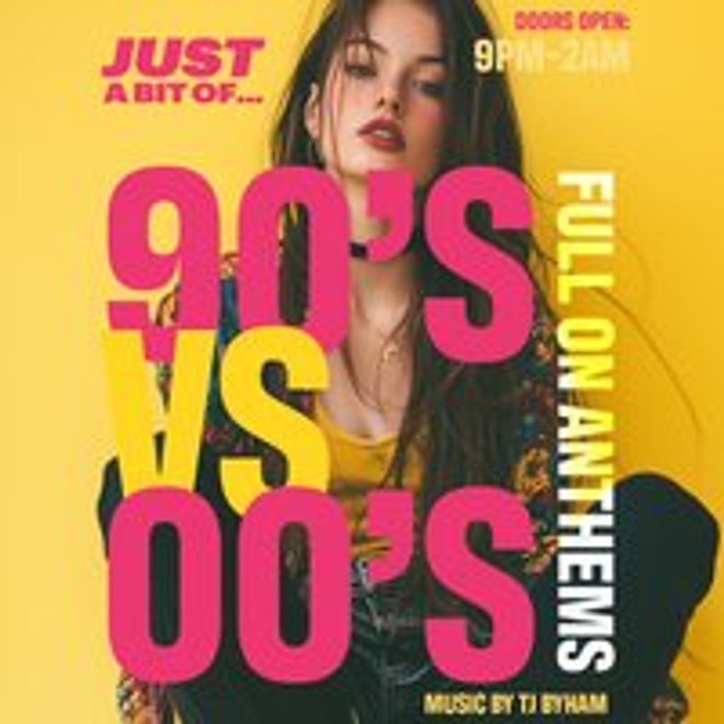 Just A Bit Of... 90's vs 00's, 21 November | Event in Bournemouth | AllEvents