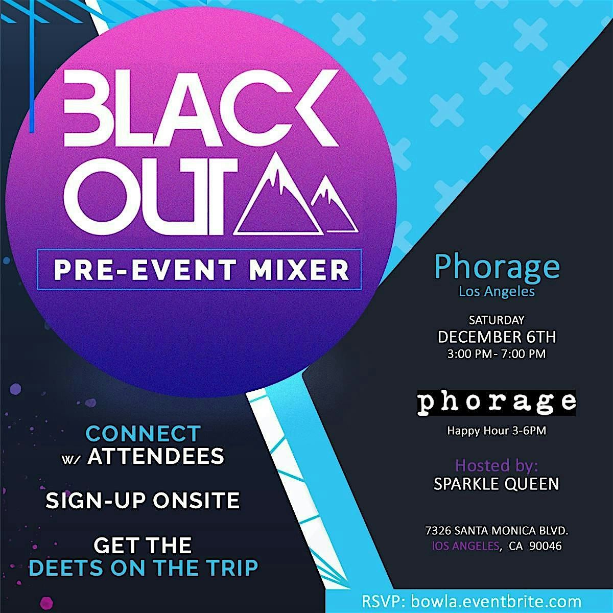 Blackout Weekend Pre-Event Mixer Los Angeles, 6 December | Event in Los Angeles | AllEvents
