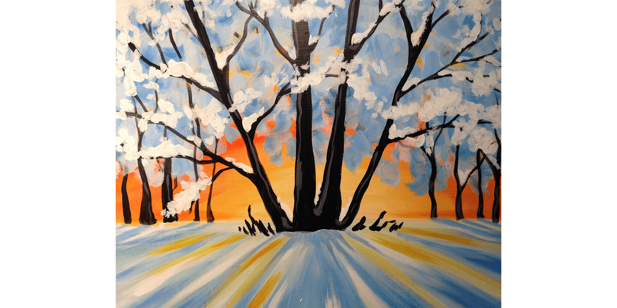 Winter Daybreak  - Paint and Sip in Boston | Classpop!™, 14 December | Event in Lexington | AllEvents