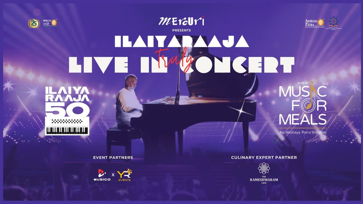 Ilaiyaraaja 50: Live Concert - Music for Meals, 10 January | Event in Davanagere | AllEvents