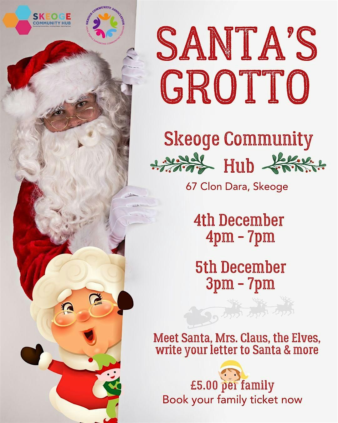 Skeoge's Santa's Grotto, 4 December | Event in Derry | AllEvents