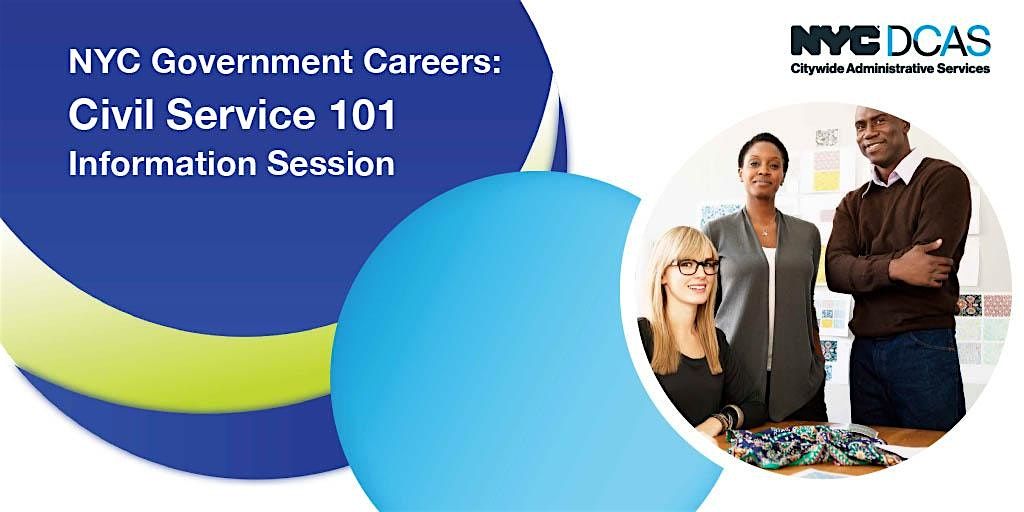 HYBRID - NYC Government Careers DCAS Civil Service 101 Info Session: Dec, 8 December | Event in New York | AllEvents