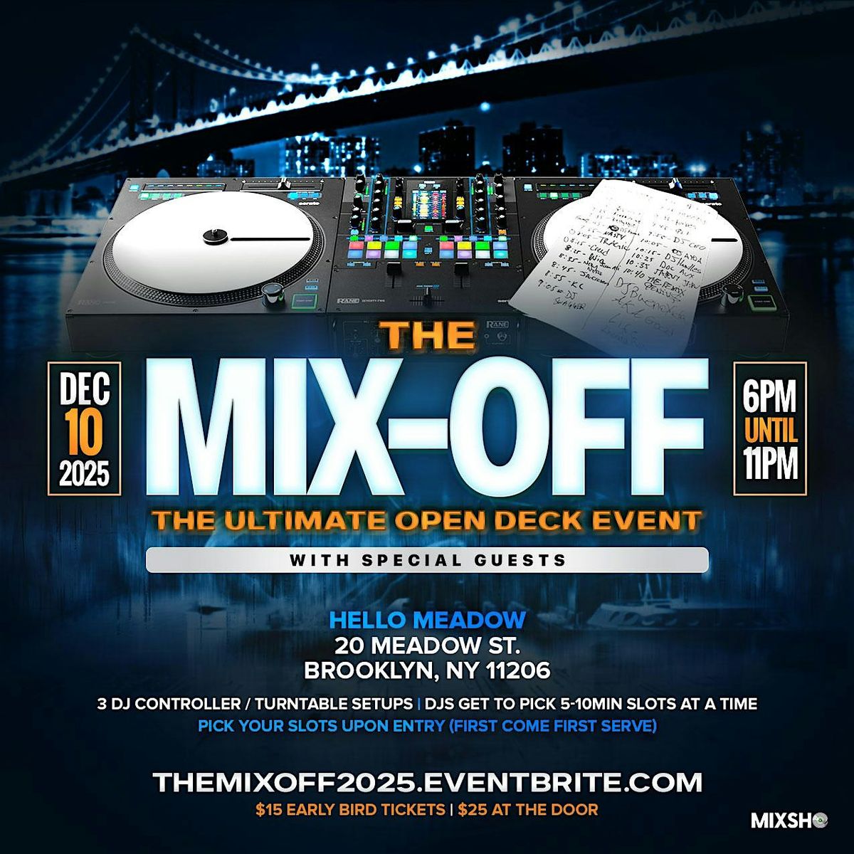 The Mix-Off 2025, 10 December | Event in Brooklyn | AllEvents