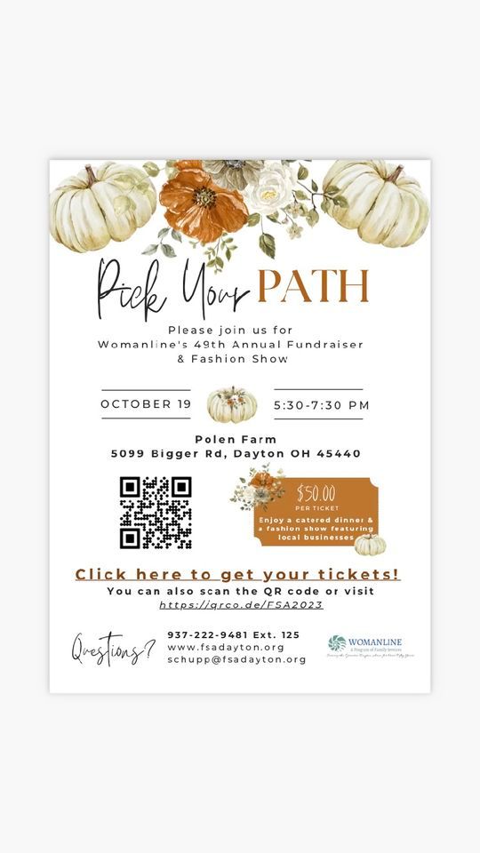 Womanline Pick Your Path Annual Fashion Show , 19 October | Event in Kettering | AllEvents.in