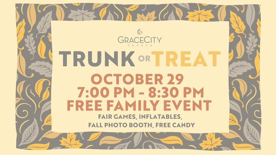 Trunk or Treat Free Community Event, Grace City Church, Lakeland