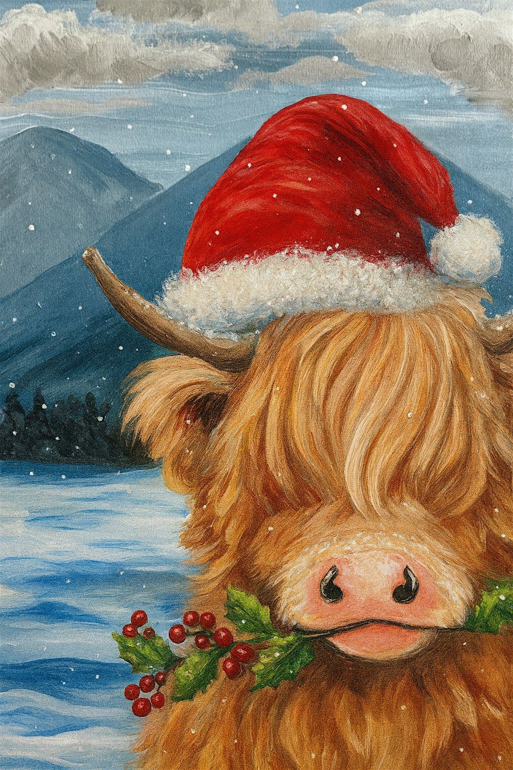 Yuletide Cow Sip & Paint, 11 December | Event in Moreno Valley | AllEvents