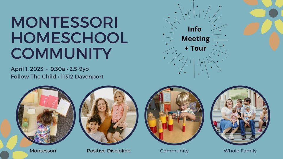 Montessori Homeschool Open House & Info Meeting, 11312 Davenport St, Omaha, NE 681542630